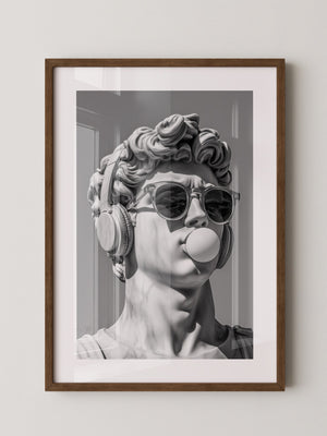 Statue Kopfhörer Streetstyle