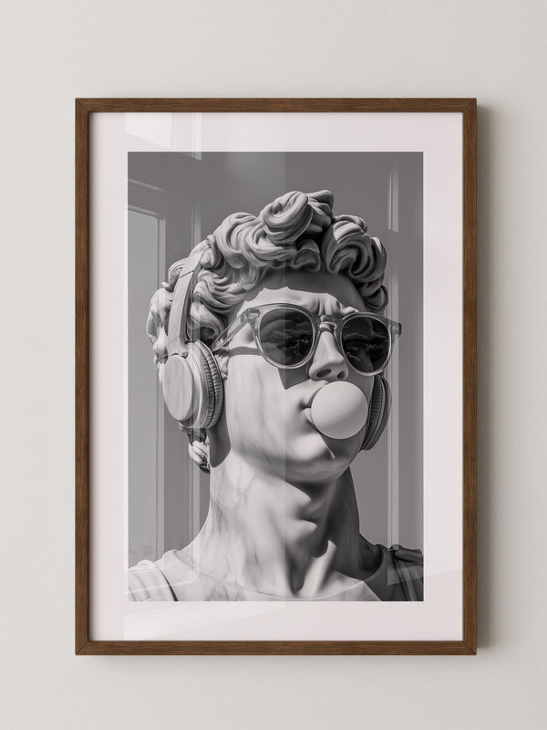 Statue Kopfhörer Streetstyle