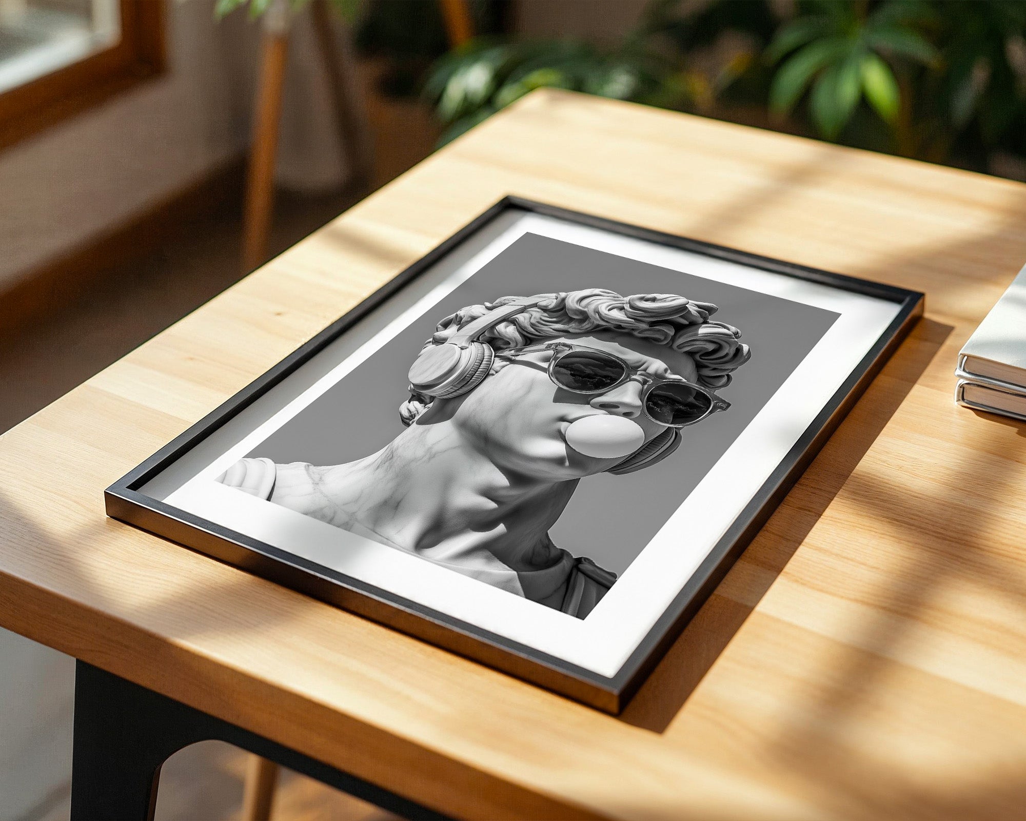 Statue Kopfhörer Streetstyle