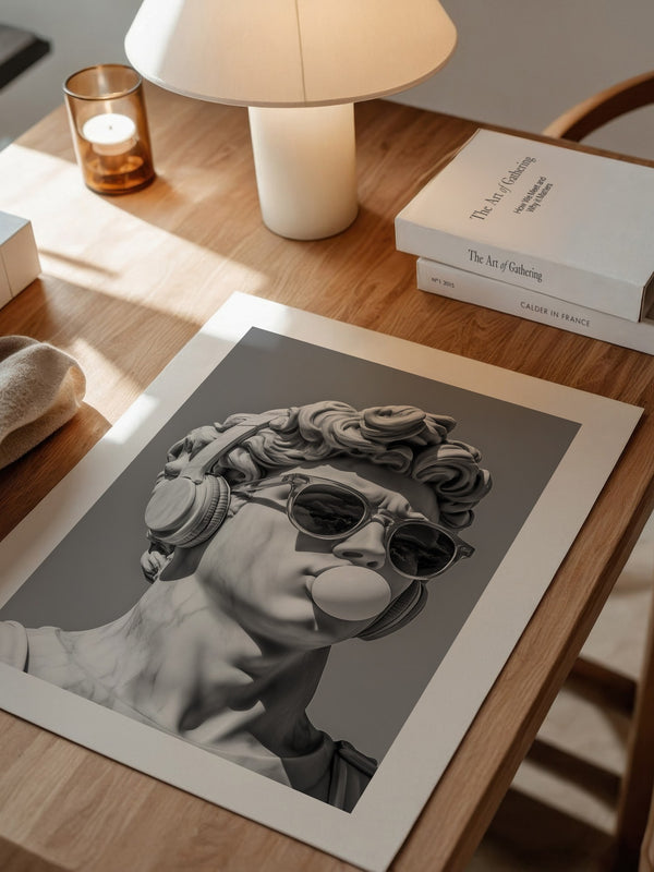 Statue Kopfhörer Streetstyle