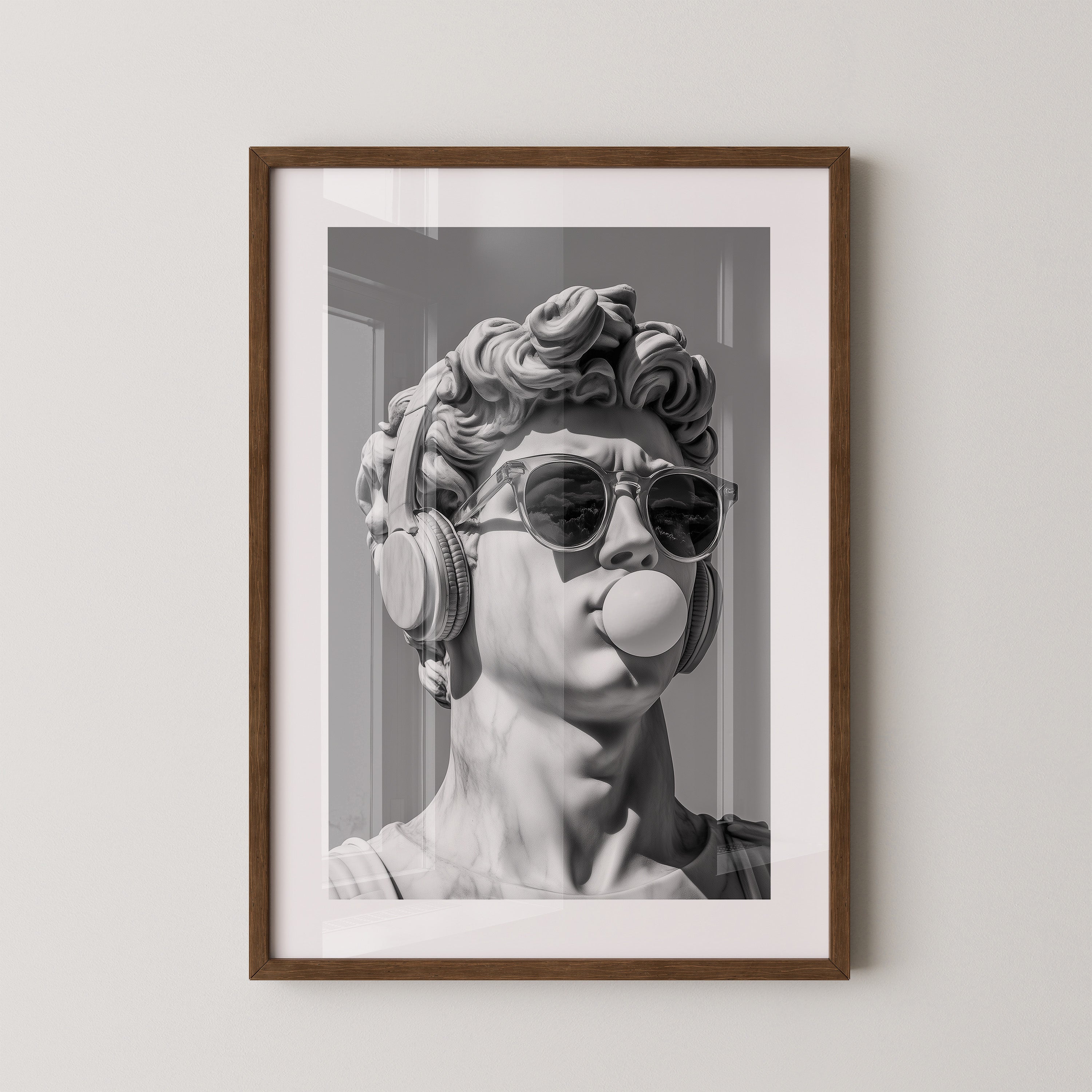 Statue Kopfhörer Streetstyle