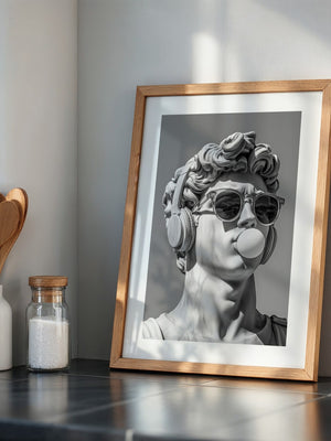 Statue Kopfhörer Streetstyle