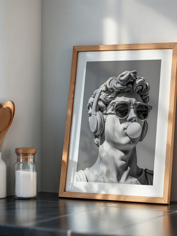 Statue Kopfhörer Streetstyle