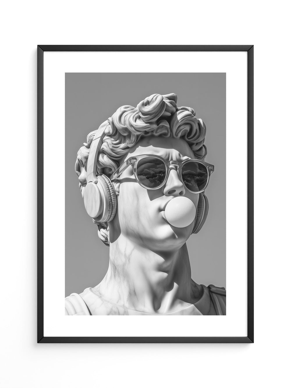 Statue Kopfhörer Streetstyle