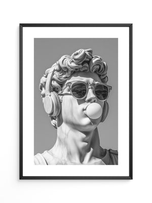 Statue Kopfhörer Streetstyle