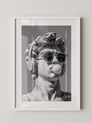 Statue Kopfhörer Streetstyle