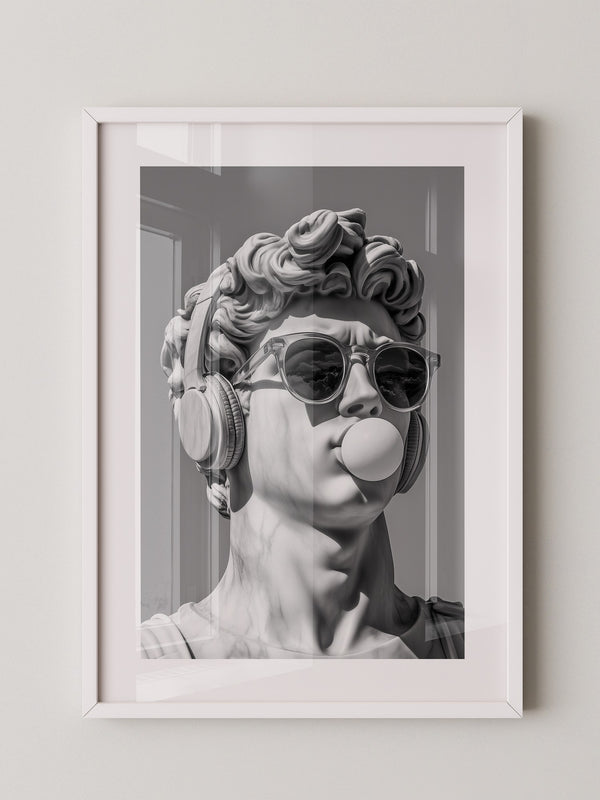 Statue Kopfhörer Streetstyle