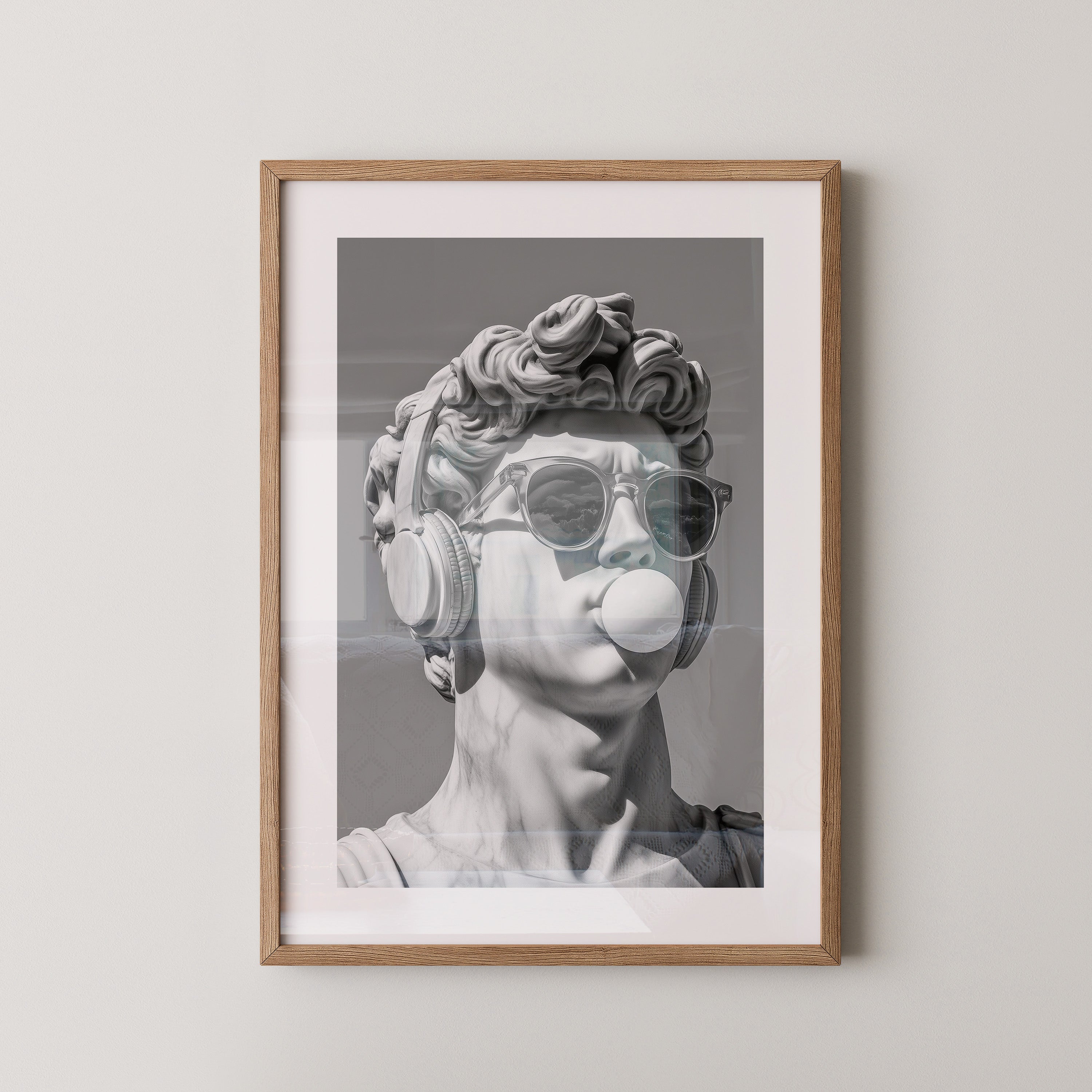 Statue Kopfhörer Streetstyle