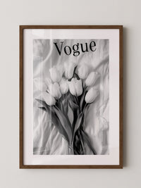Tulpenstrauß Monochrom