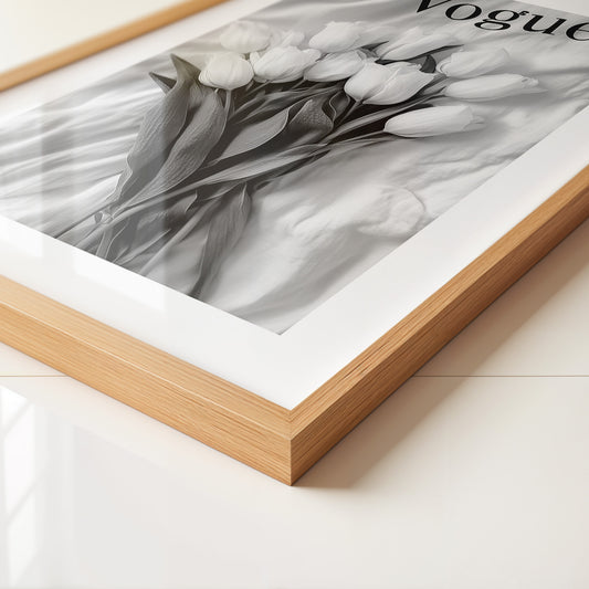 Tulpenstrauß Monochrom