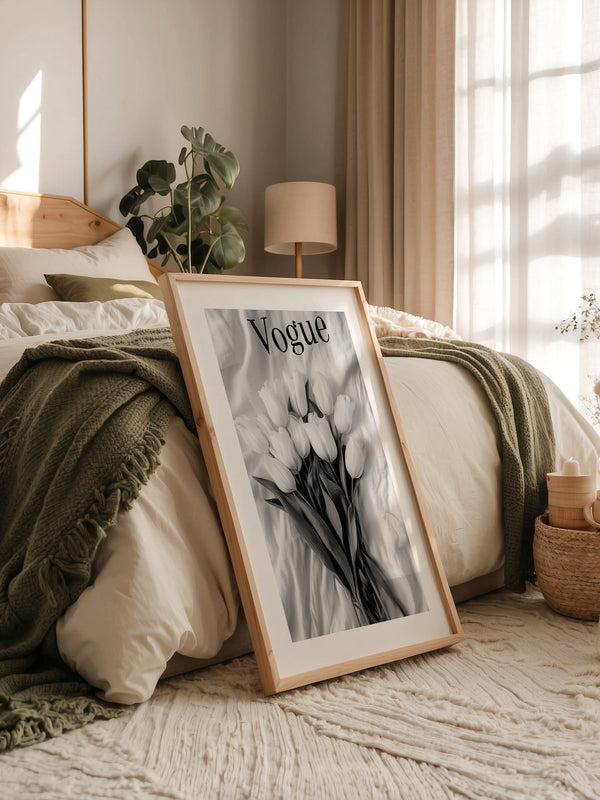 Tulpenstrauß Monochrom