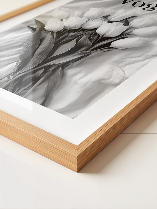 Tulpenstrauß Monochrom