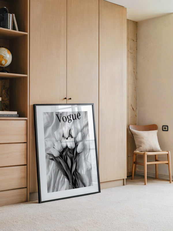 Tulpenstrauß Monochrom