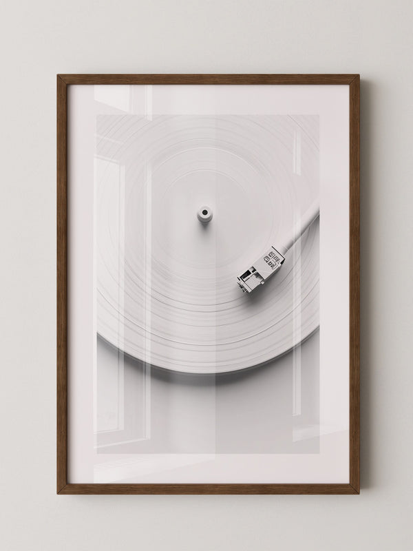 Plattenspieler Minimalistisch Weiß