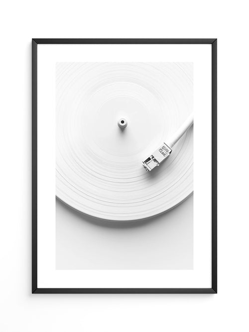 Plattenspieler Minimalistisch Weiß