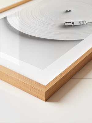 Plattenspieler Minimalistisch Weiß