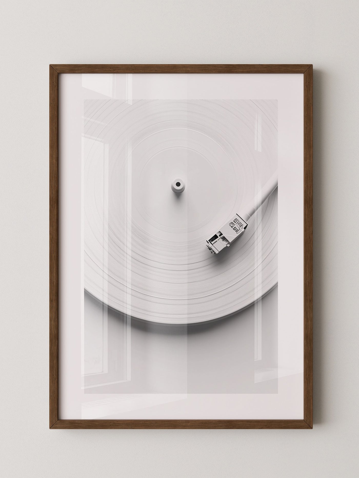 Plattenspieler Minimalistisch Weiß