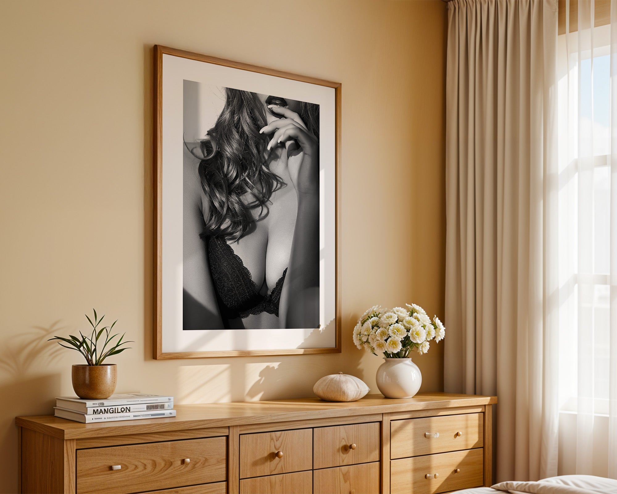 Sinne Eleganz Schwarzweiß