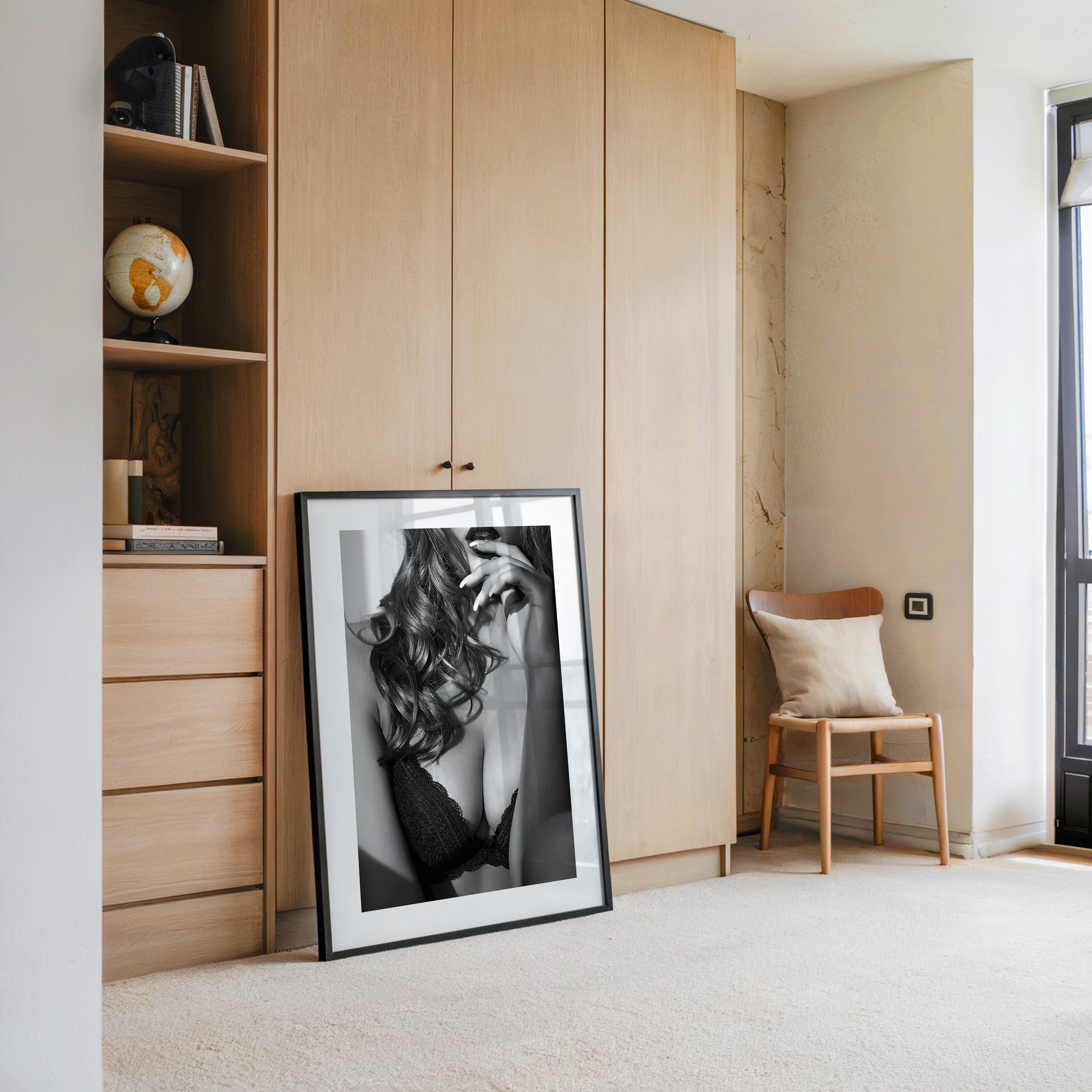 Sinne Eleganz Schwarzweiß