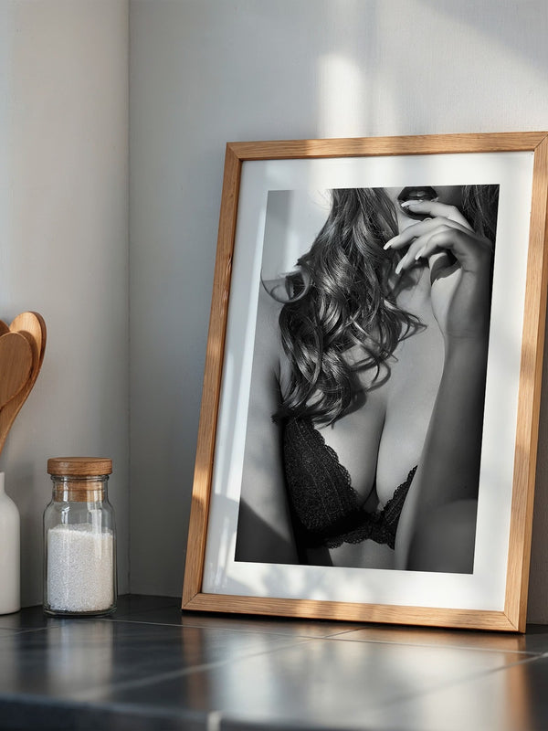 Sinne Eleganz Schwarzweiß