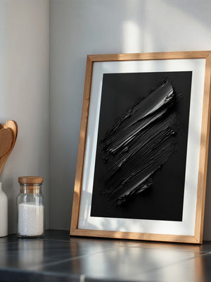 Schwarze Pinselstriche Textur