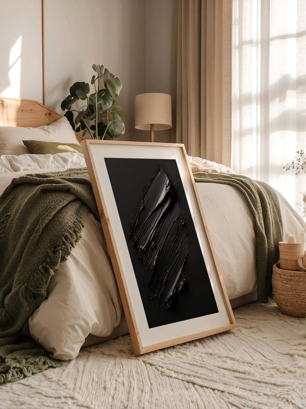 Schwarze Pinselstriche Textur