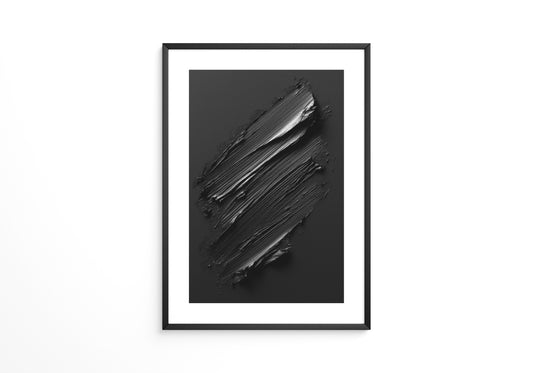 Schwarze Pinselstriche Textur