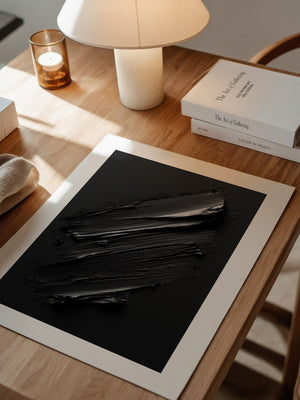 Schwarze Pinselstriche Textur