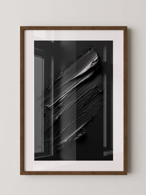 Schwarze Pinselstriche Textur