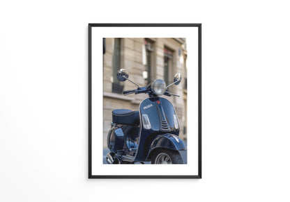 Vespa Retro Blau