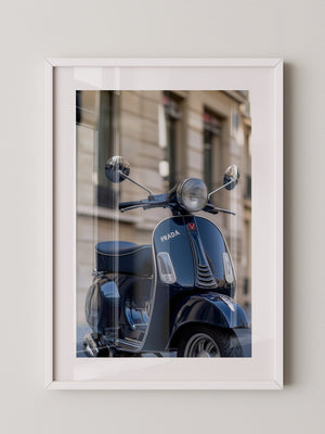 Vespa Retro Blau