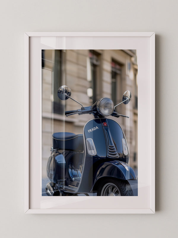 Vespa Retro Blau