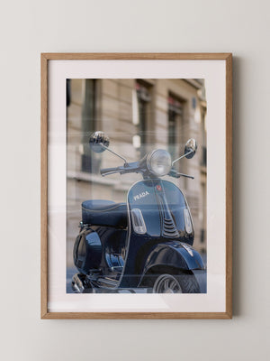 Vespa Retro Blau