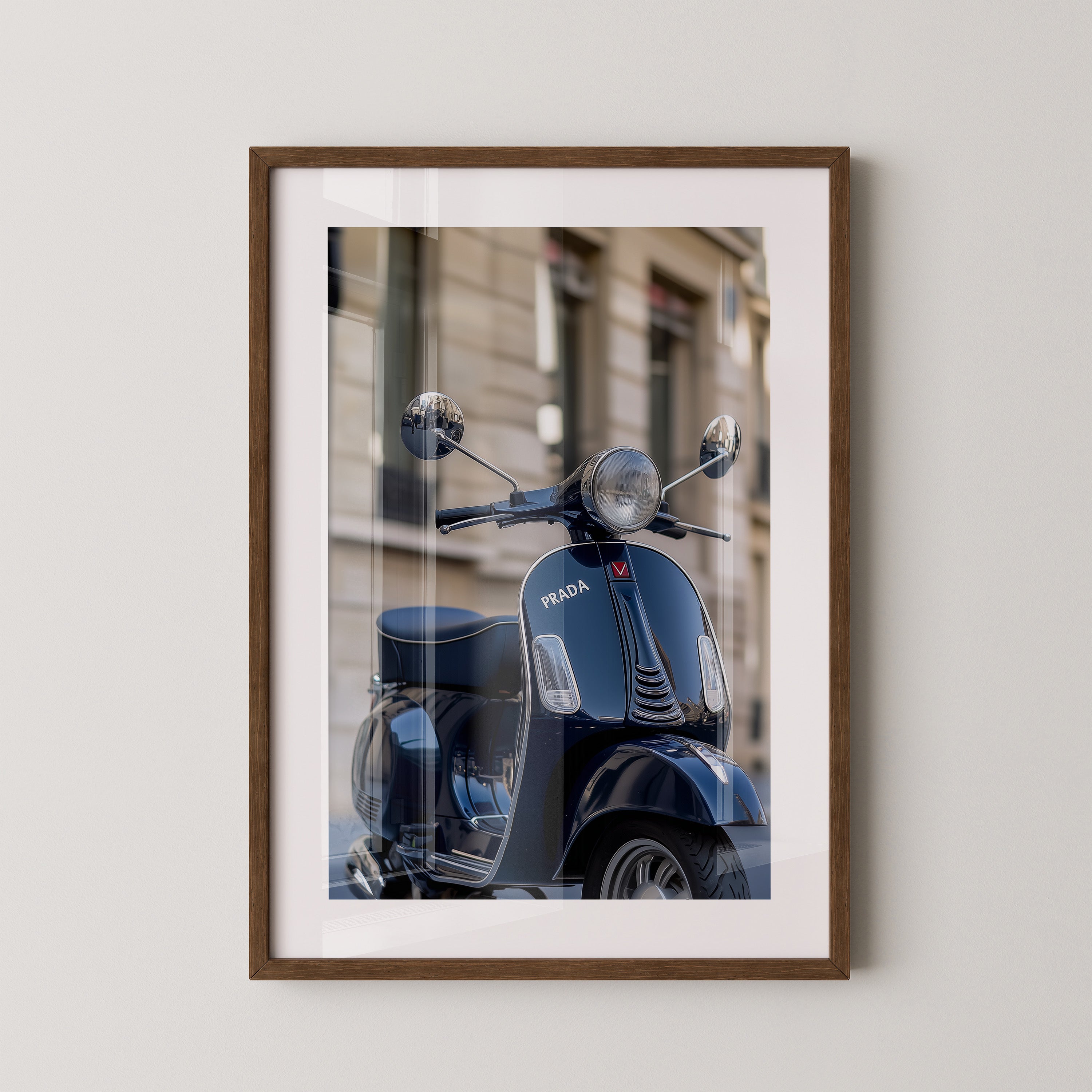 Vespa Retro Blau