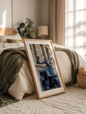 Vespa Retro Blau