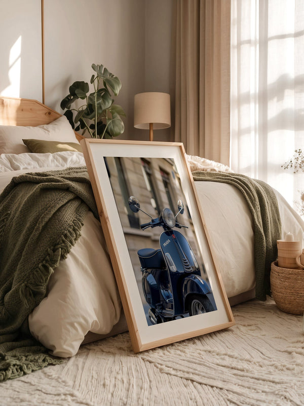 Vespa Retro Blau