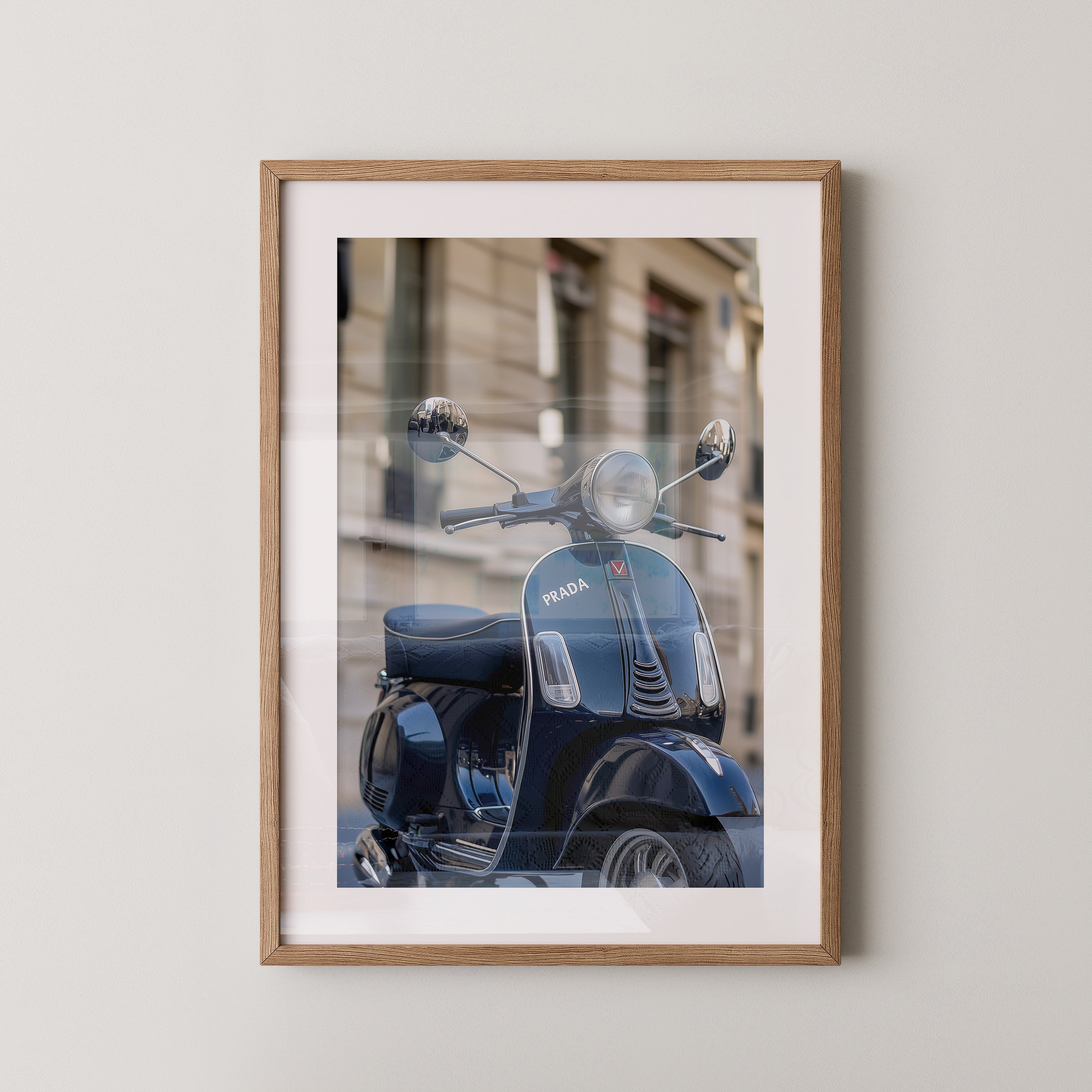 Vespa Retro Blau