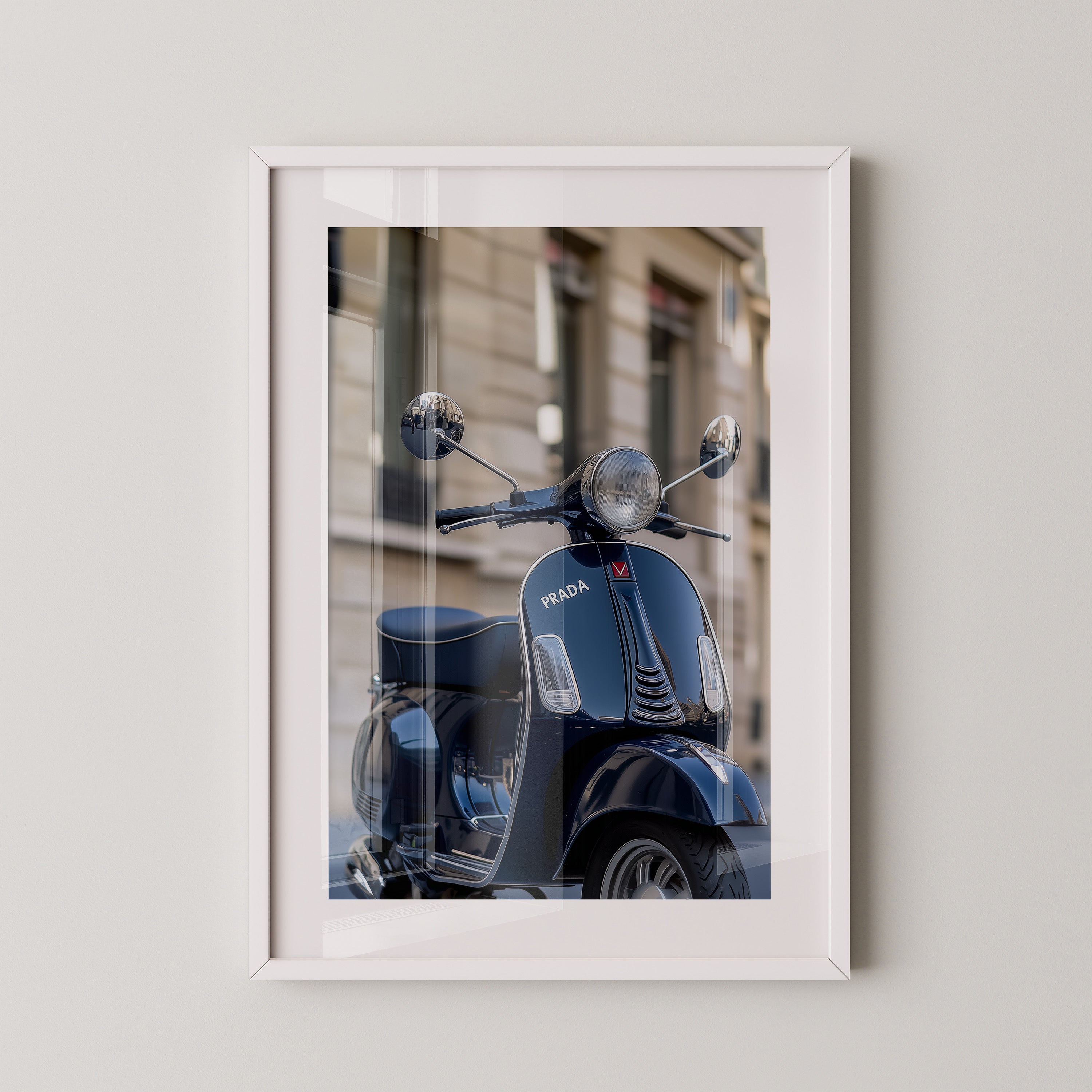 Vespa Retro Blau
