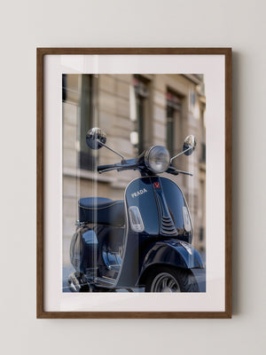 Vespa Retro Blau