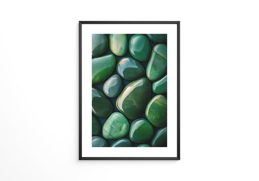 Jade Steine Glanzoptik