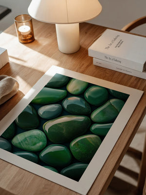 Jade Steine Glanzoptik