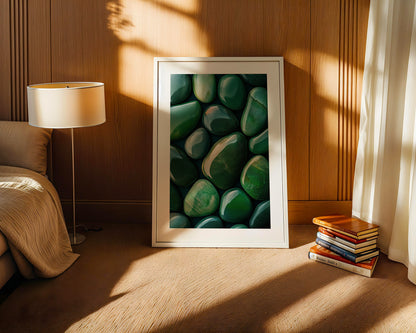 Jade Steine Glanzoptik