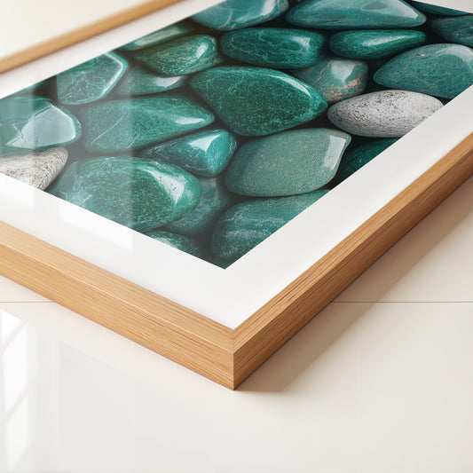 Türkisfarbene Steine Glanz