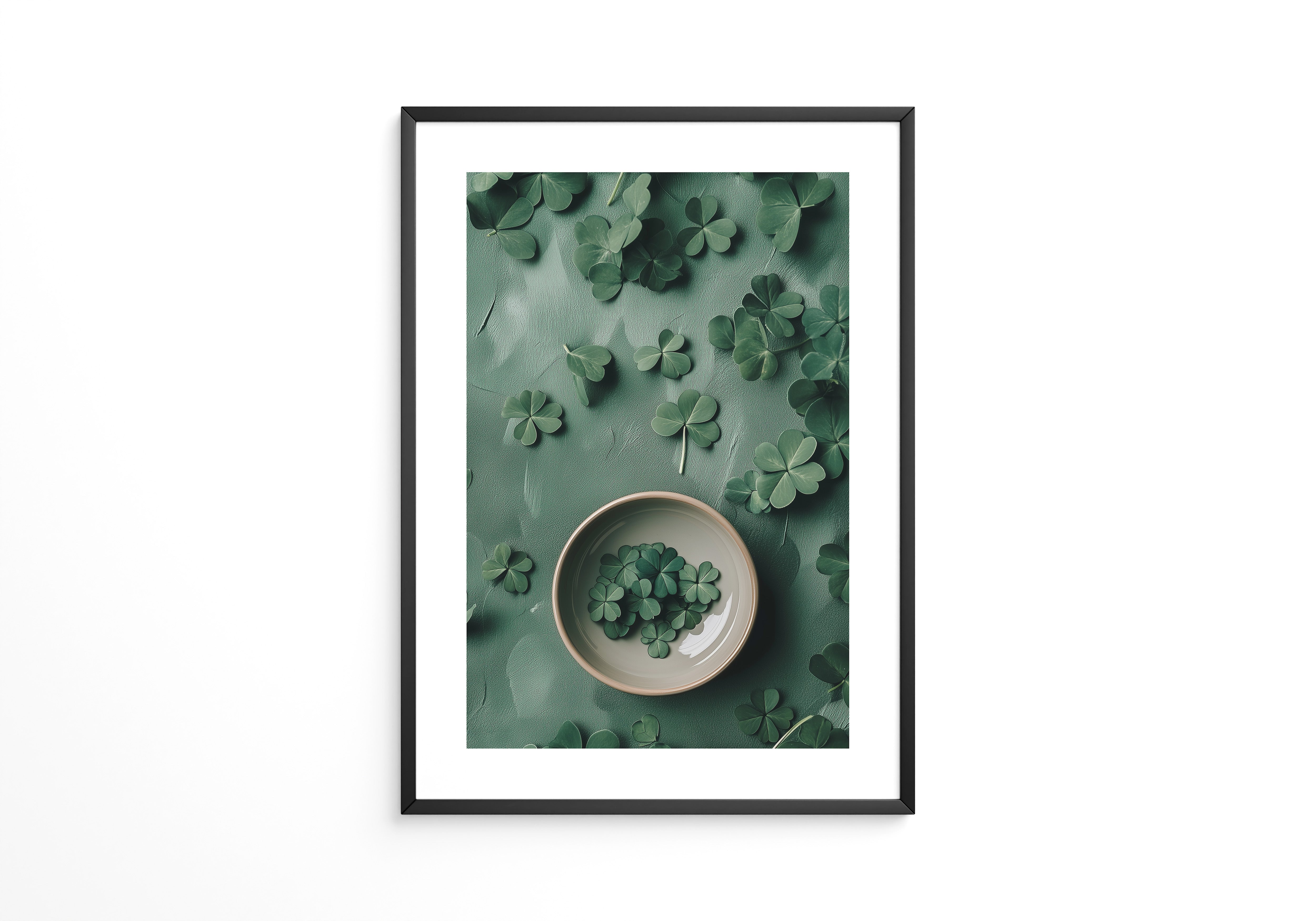 Kleeblätter Grün Stillleben
