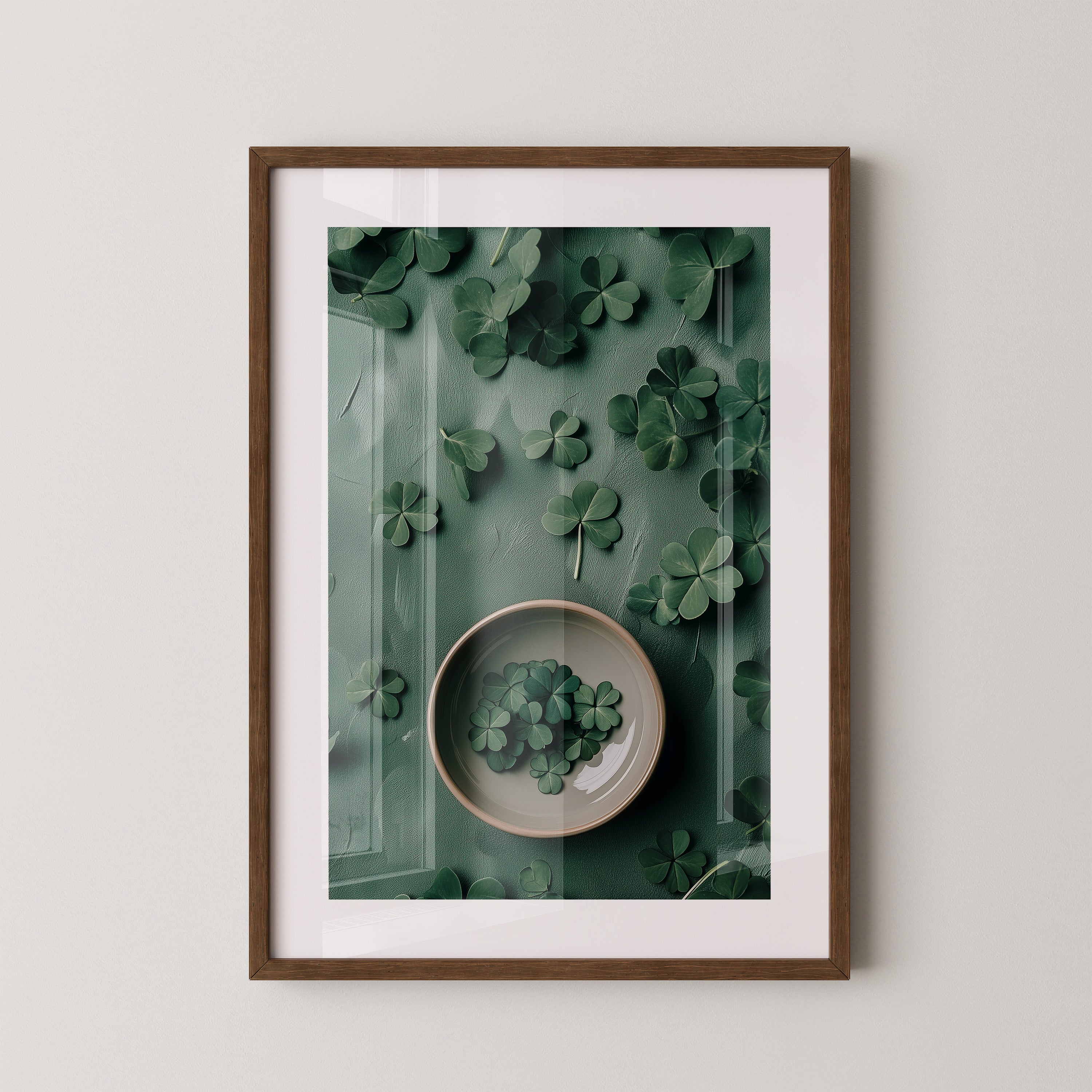 Kleeblätter Grün Stillleben