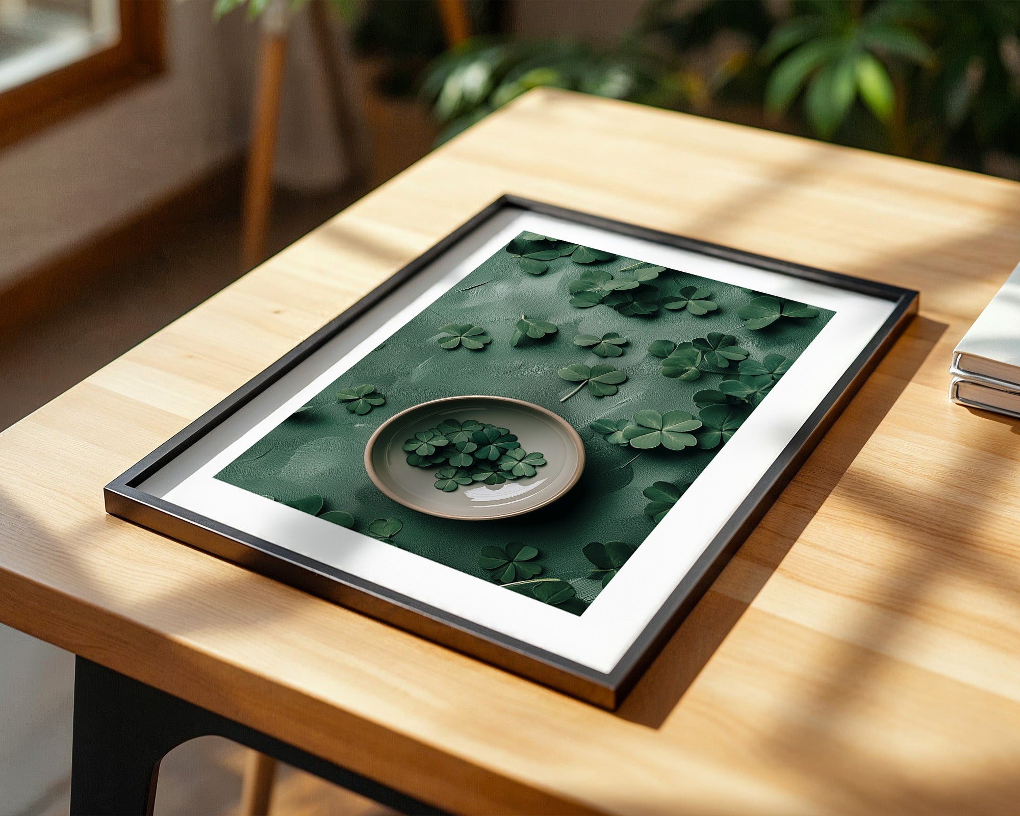 Kleeblätter Grün Stillleben