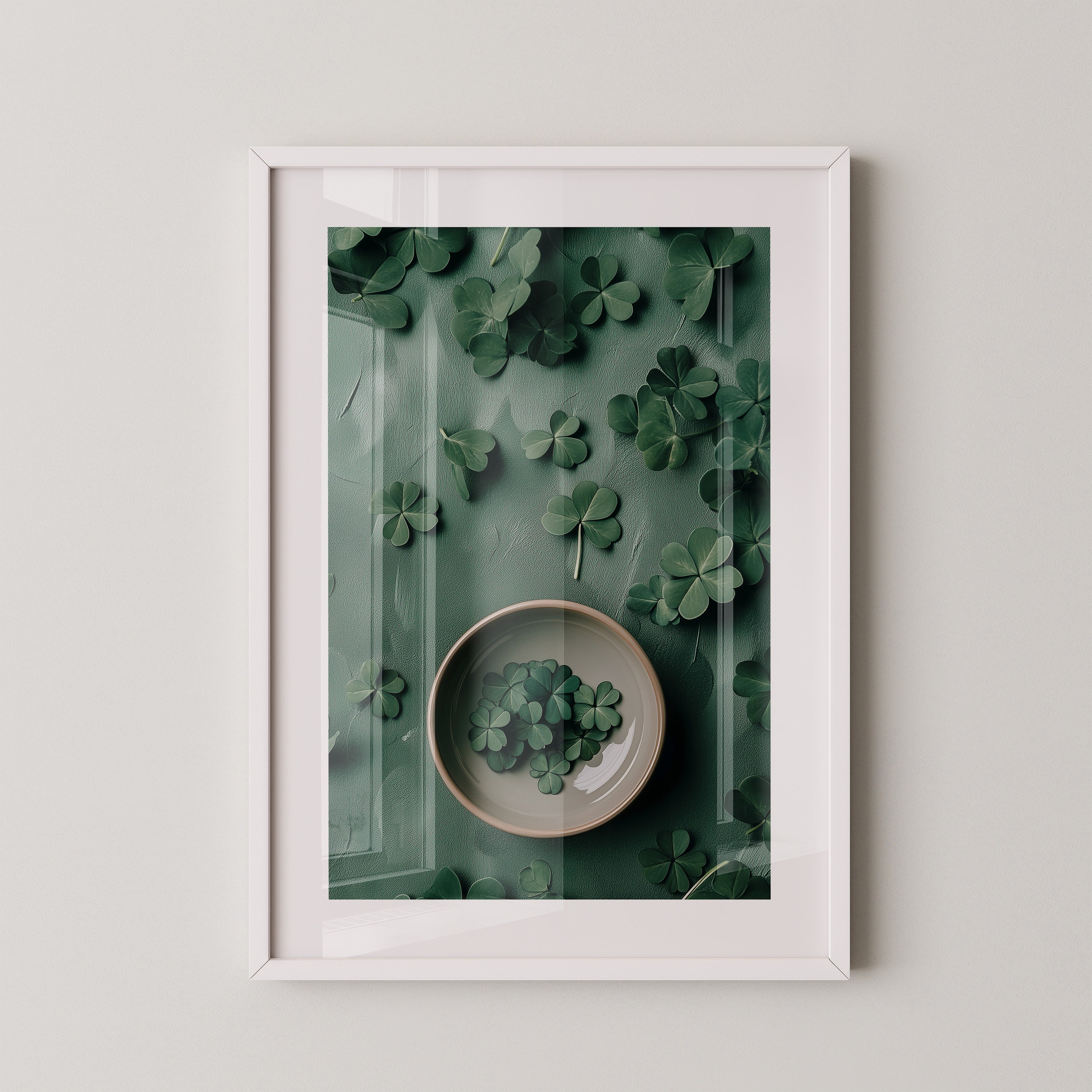 Kleeblätter Grün Stillleben