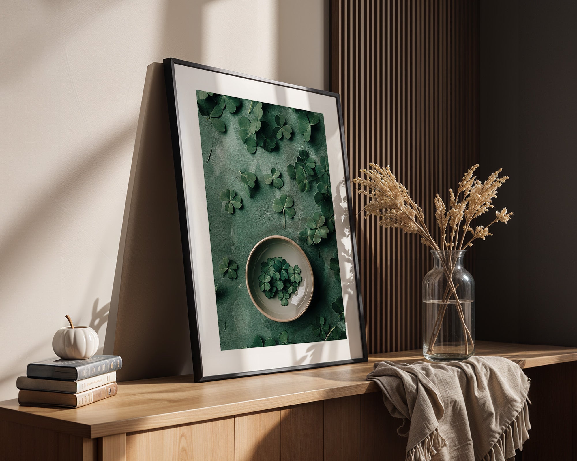 Kleeblätter Grün Stillleben