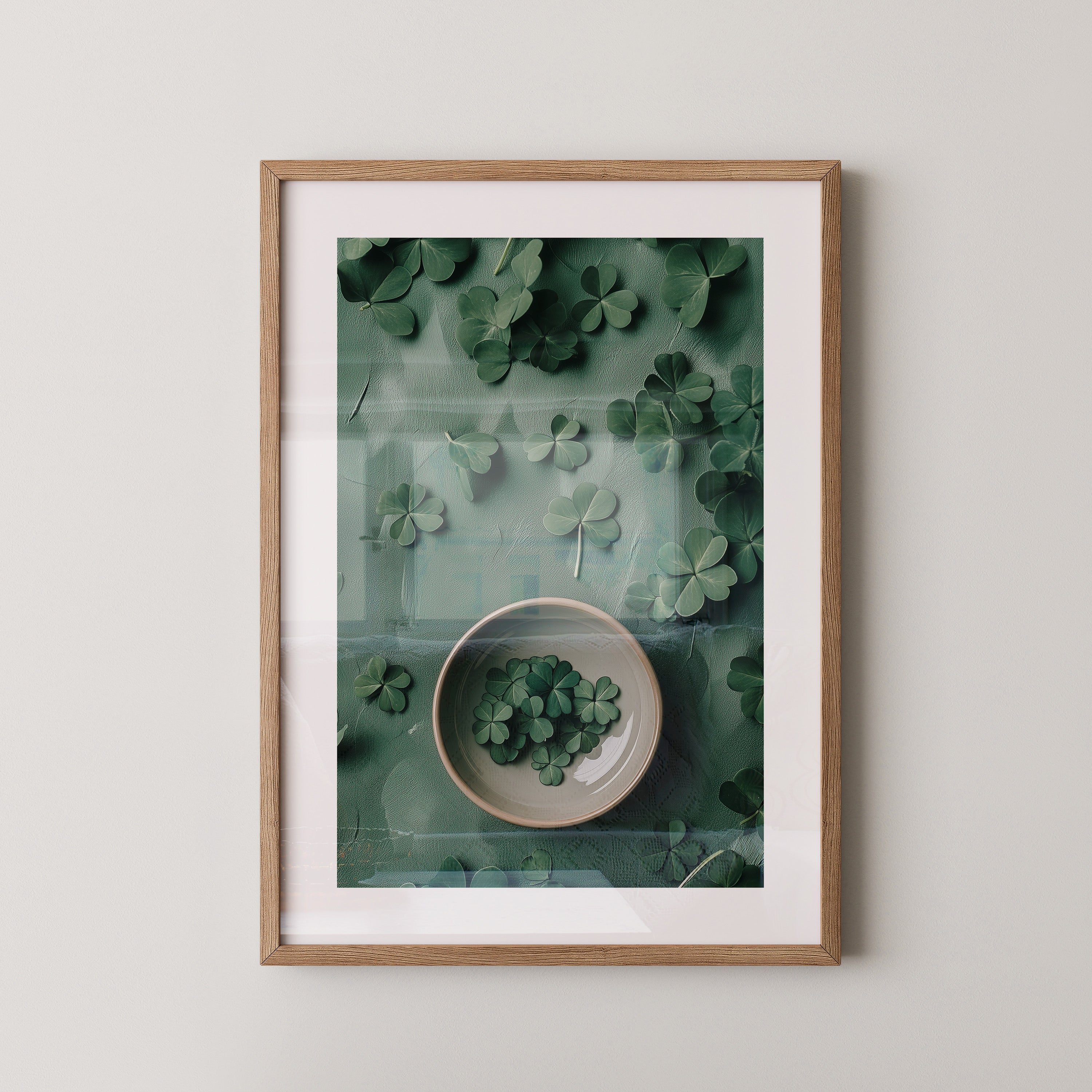Kleeblätter Grün Stillleben