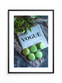 Macarons Vogue Grünstillleben